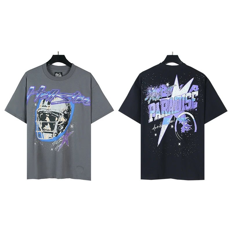 Hellstar Holy State Graphic Print Oversized T-Shirt White - 41