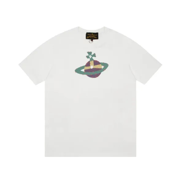 Vivienne Westwood Orb Doodle Print White T-Shirt - 7