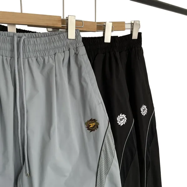 Broken Planet Mesh Panel Track Pants Gray - 10