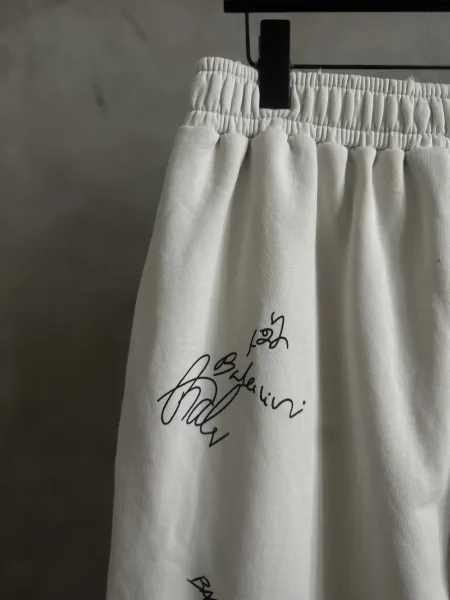 Balenciaga x GYNO Signature Sweatpants White - 6