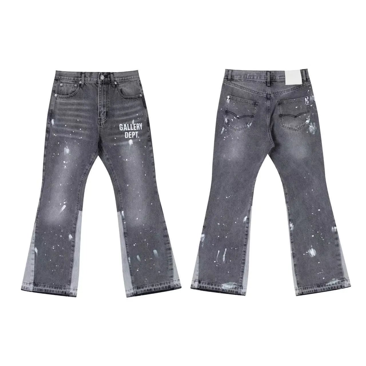 Washed High-Street Trendy Trousers