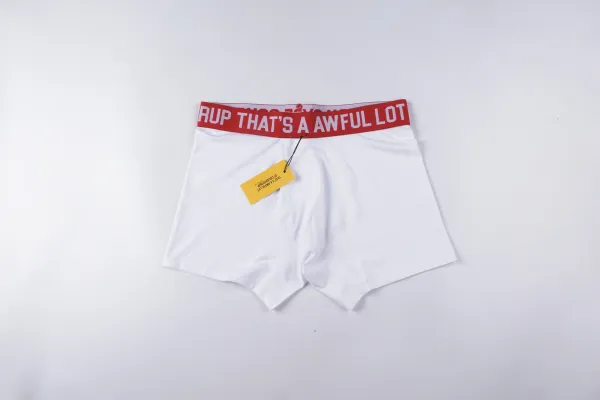 Design That's A Awful Lot Boxer Briefs White Underwear - 1