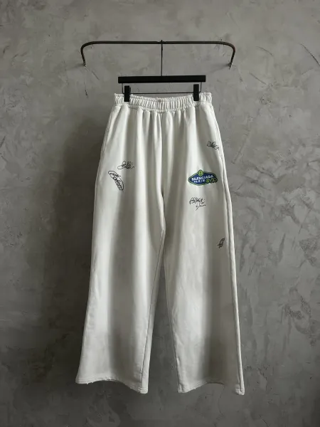 Balenciaga x GYNO Signature Sweatpants White - 3
