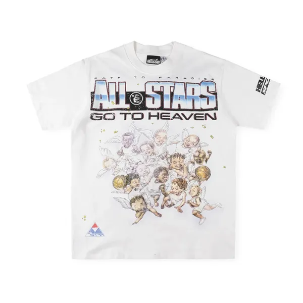 Hellstar Studios Screaming Face Graphic T-Shirt White - 11