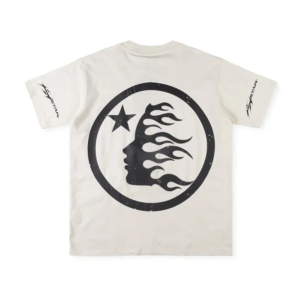 Hellstar Studios Screaming Face Graphic T-Shirt White - 28