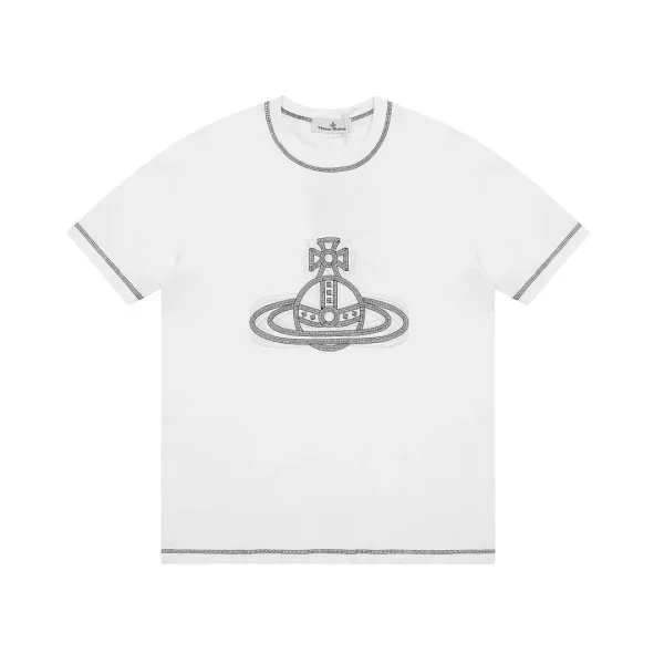 Vivienne Westwood Orb Doodle Print White T-Shirt - 23