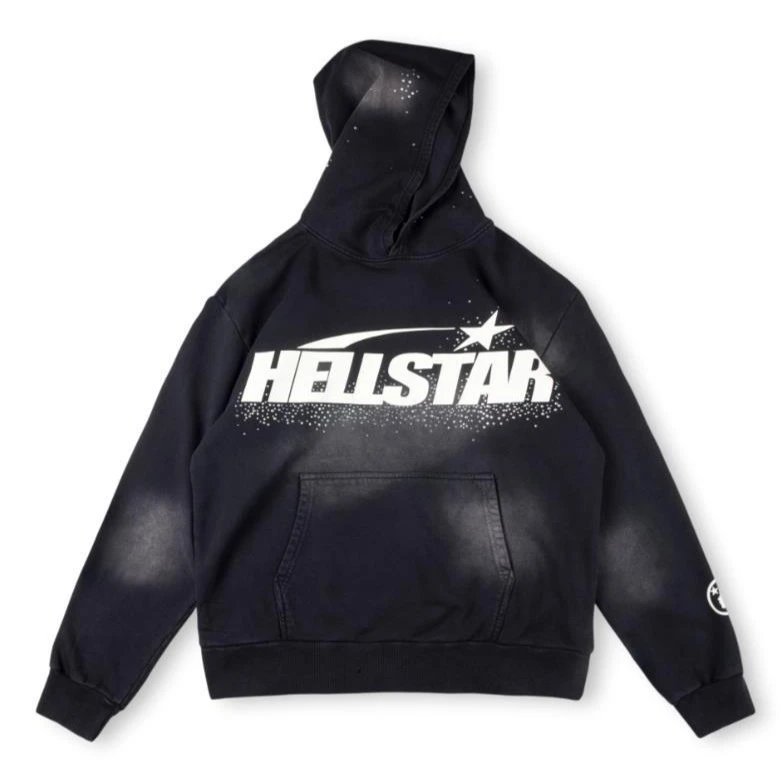 Zippered Washed Cotton Hooded Sweatshirt