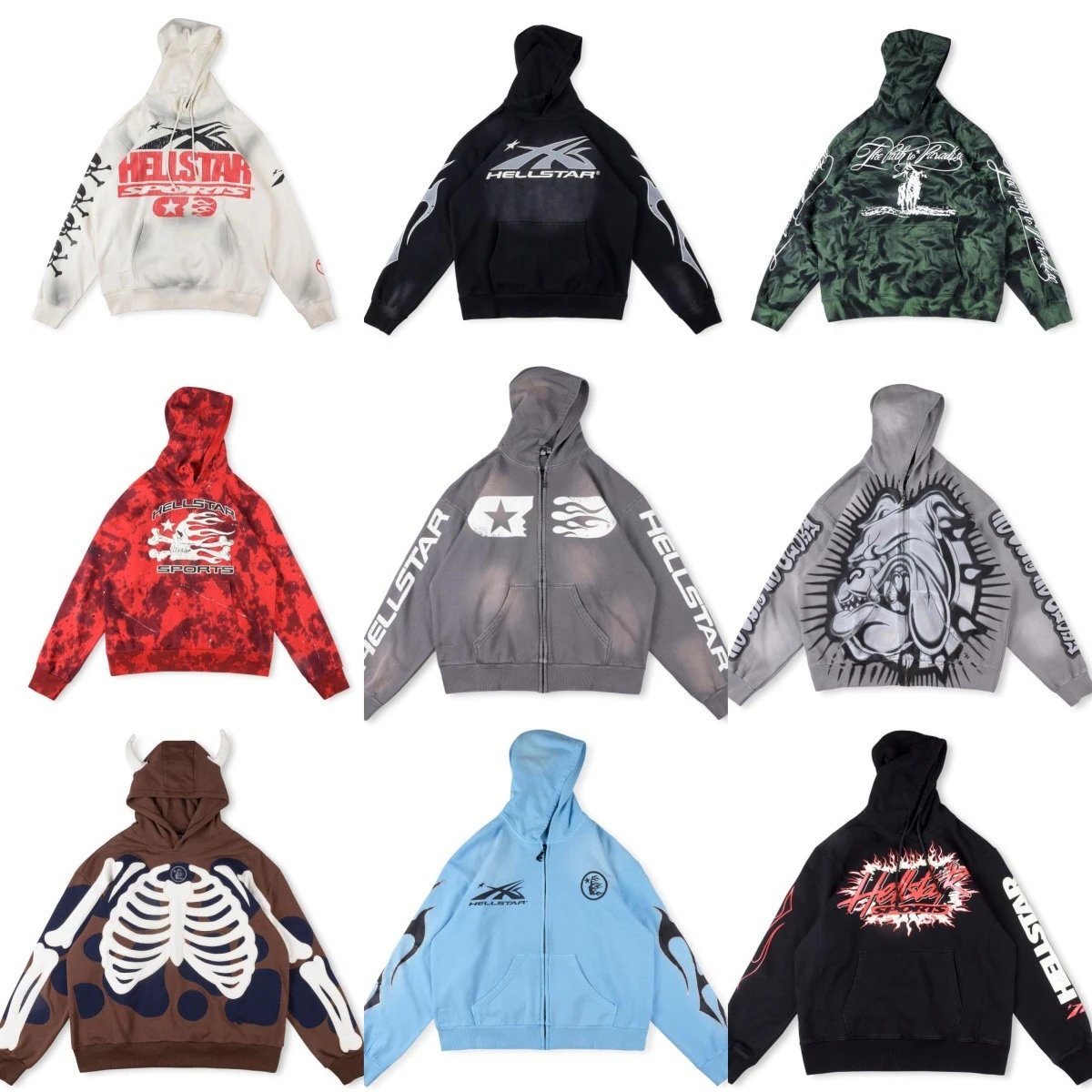 Retro Tie-Dye Casual Letter Print Unisex Hooded Sweatshirt