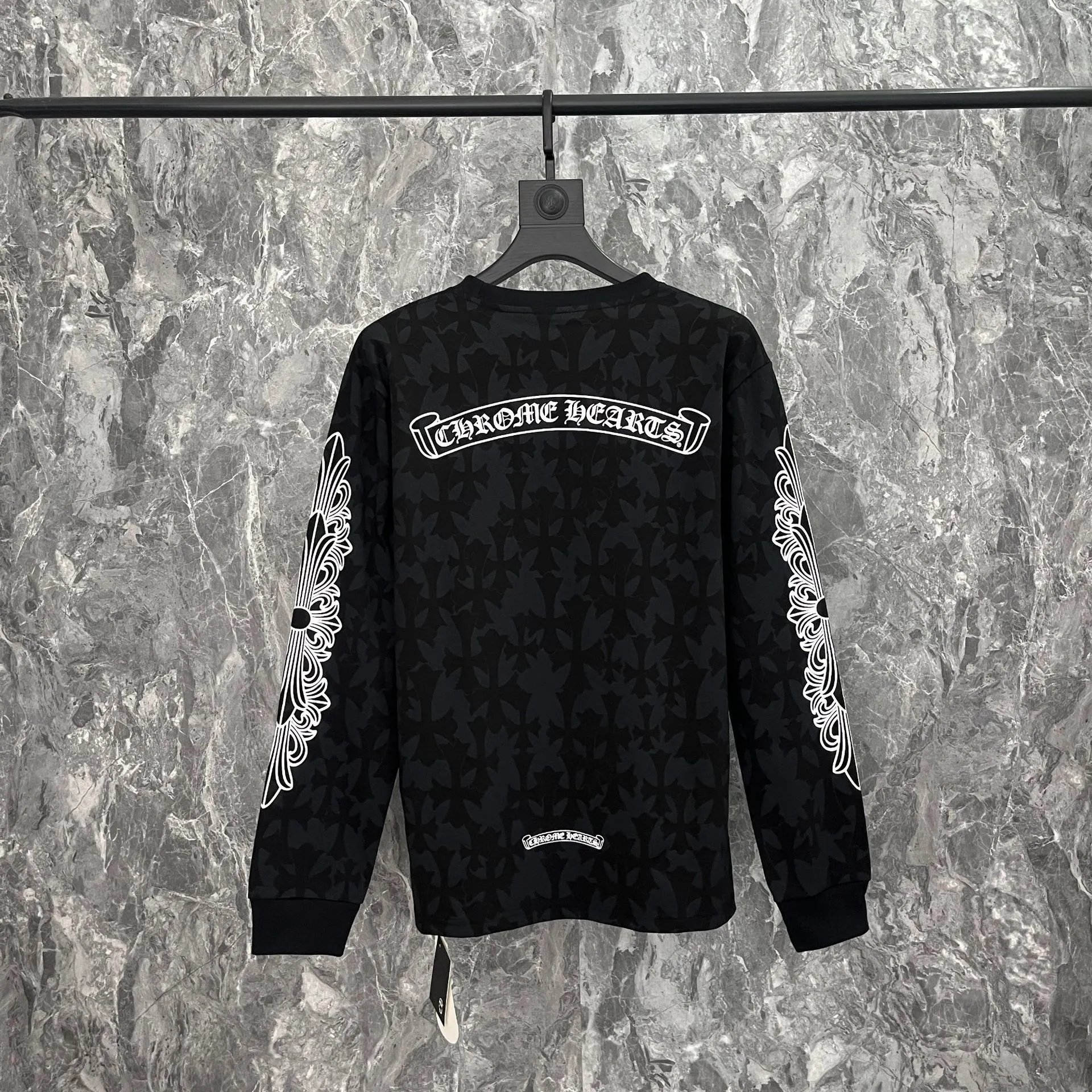 Chrome Hearts x Link Long Sleeve T-Shirt Black - 15