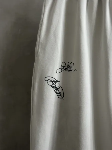 Balenciaga x GYNO Signature Sweatpants White - 9
