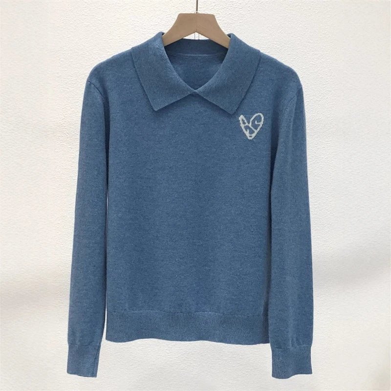 Embroidered Collared Sweater photo 3