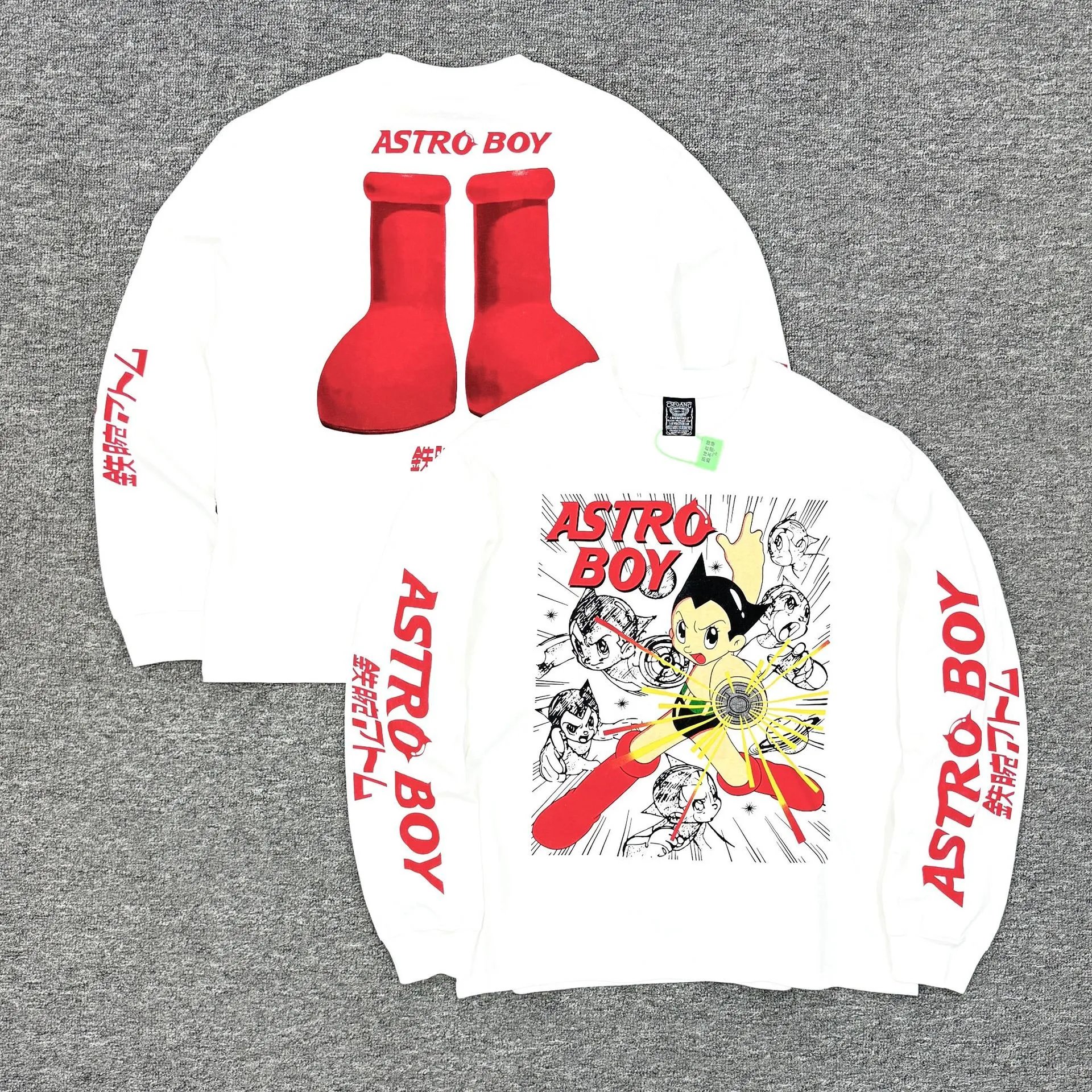 Washed Distressed Printed Long-Sleeve T-Shirt photo 6