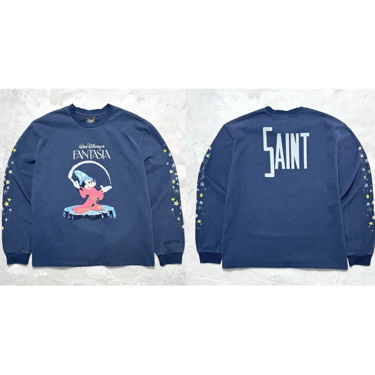 Washed Distressed Printed Long-Sleeve T-Shirt photo 7