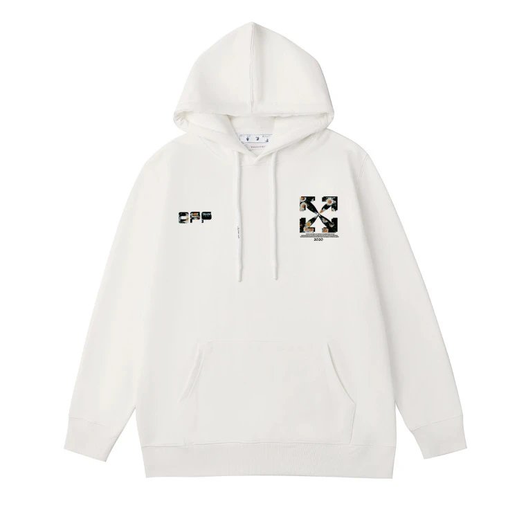 Printed Pattern Pullover Hoodie