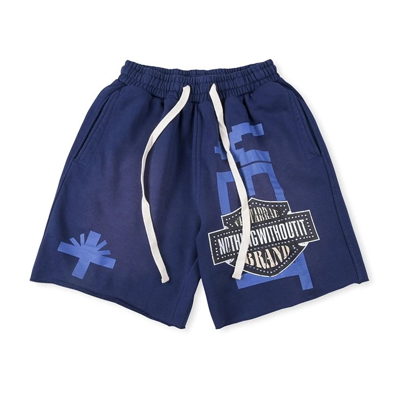 SP5DER Pixelated Logo Orange Sweatshorts Shorts - 32