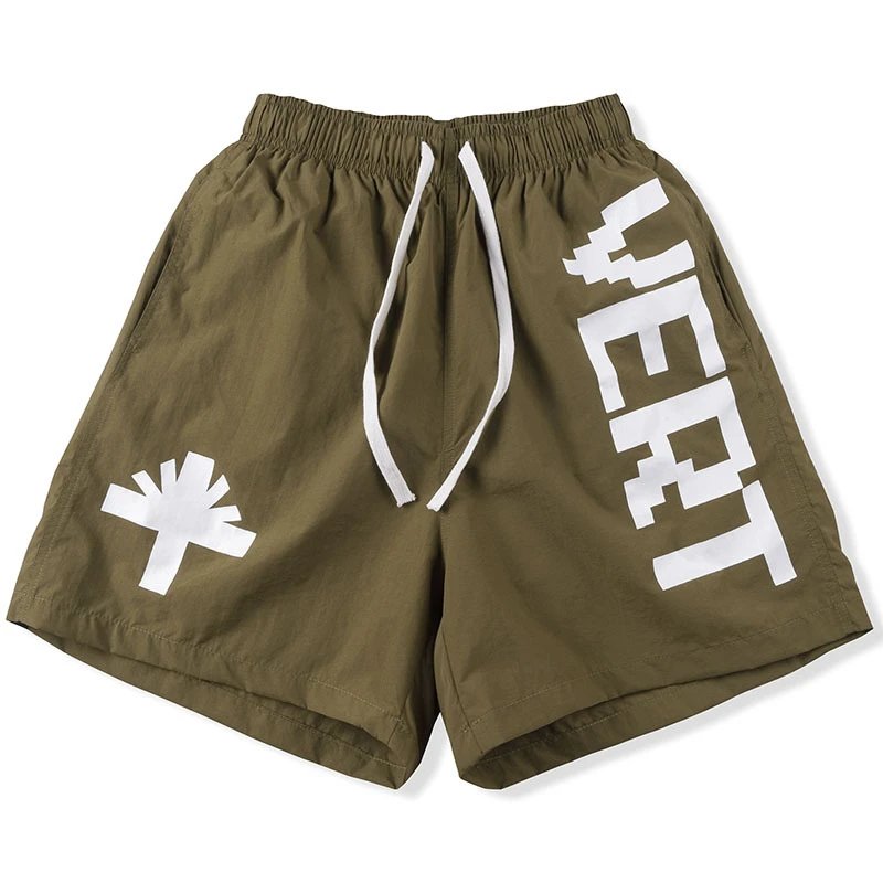 SP5DER Pixelated Logo Orange Sweatshorts Shorts - 12