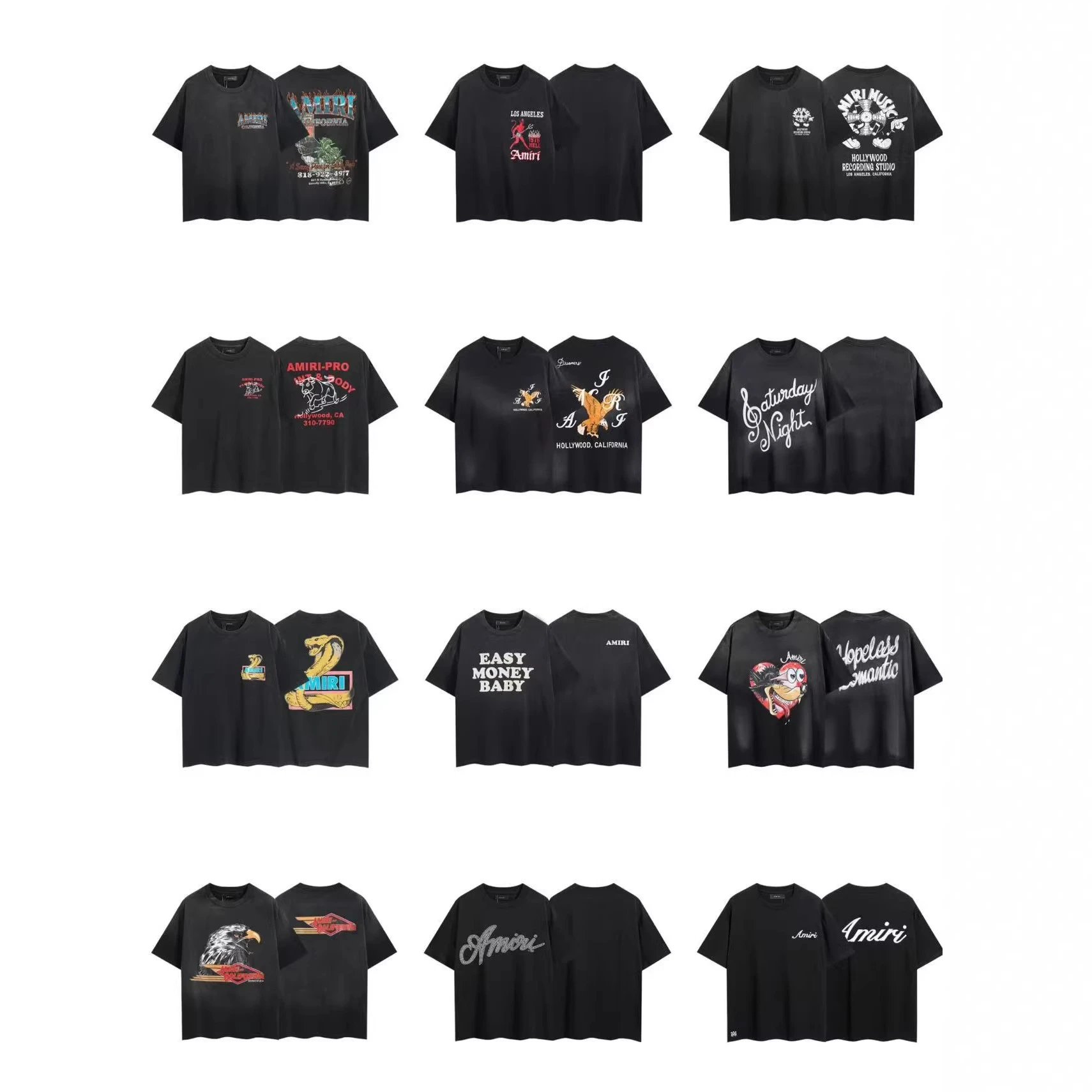 Retro Print T-Shirt Loose Fit