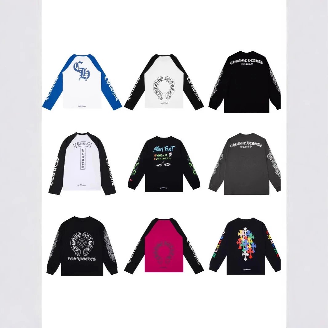 Pullover Crew Neck Long T-Shirt Sweatshirt for Young Men and Women, Loose Fit and Versatile