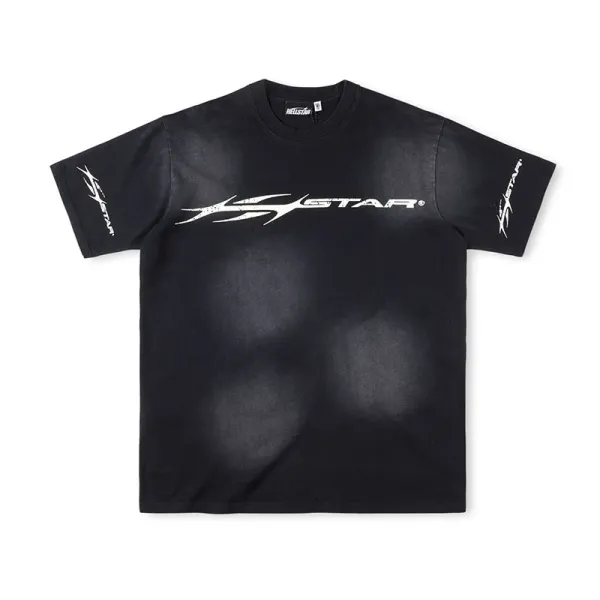 Hellstar Studios Screaming Face Graphic T-Shirt White - 25