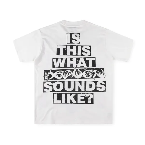 Hellstar Studios Screaming Face Graphic T-Shirt White - 2