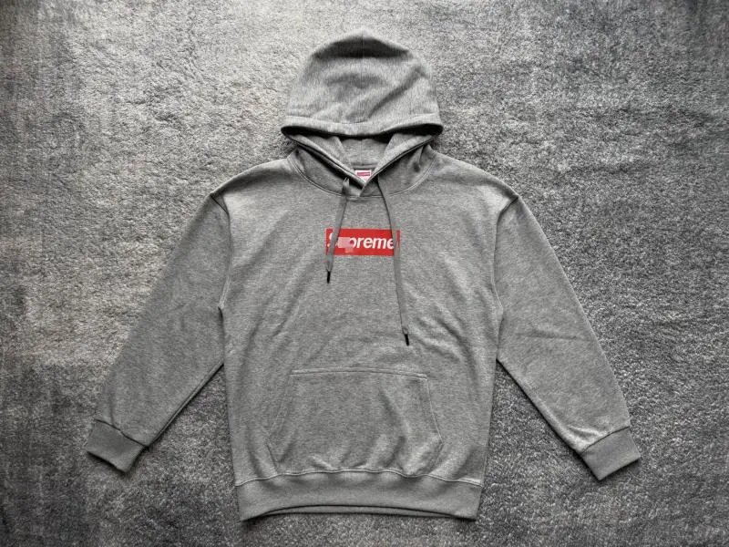 Supreme Jackets Full-Zip Stand-Collar Piped Jacket — Sup125 gray