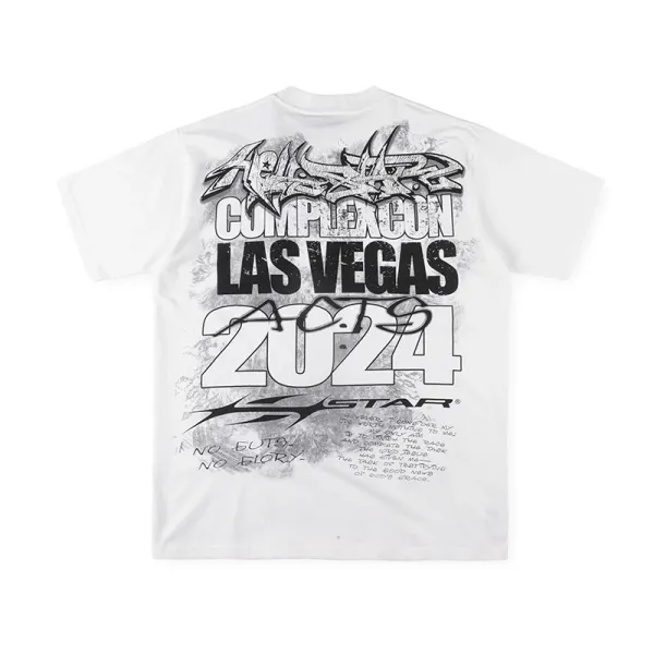 Hellstar Studios Screaming Face Graphic T-Shirt White - 18