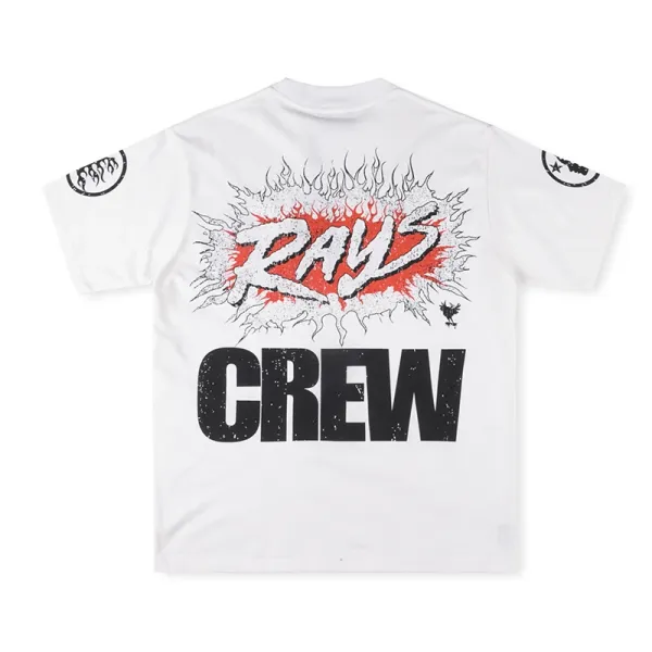 Hellstar Studios Screaming Face Graphic T-Shirt White - 42