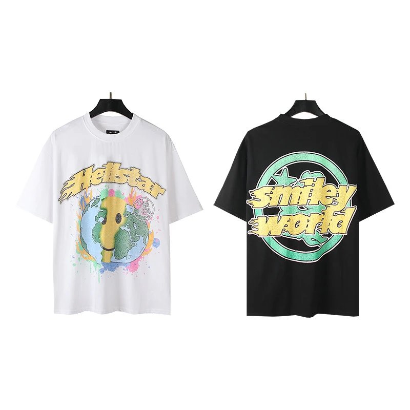 Hellstar Holy State Graphic Print Oversized T-Shirt White - 37