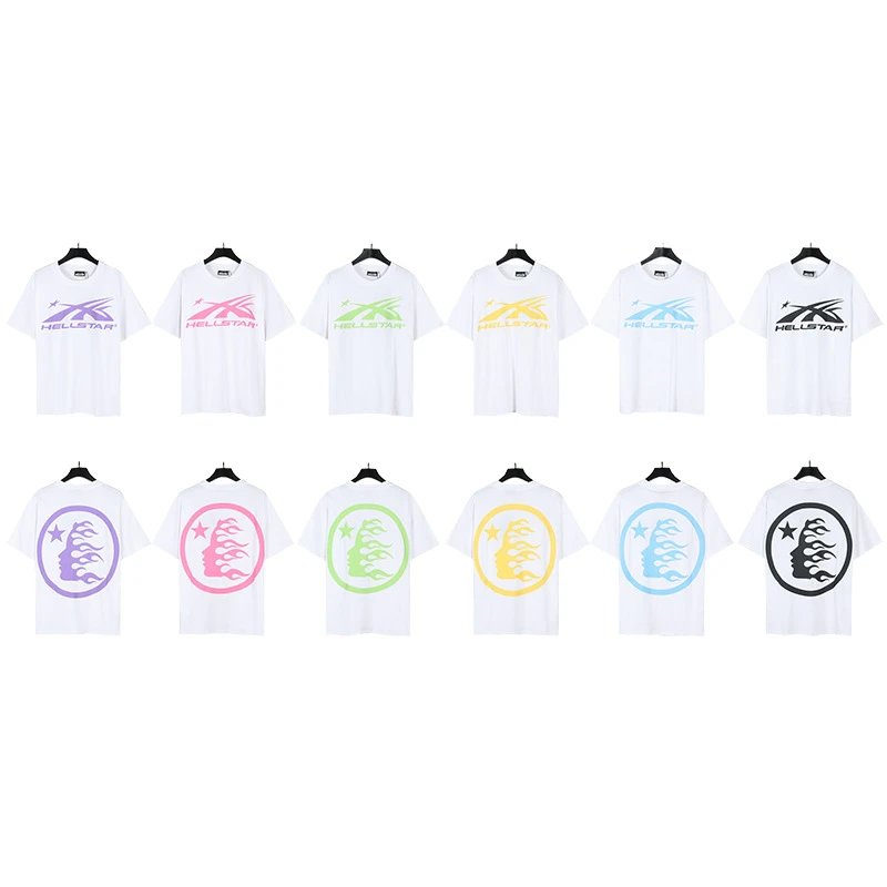 Printed casual unisex short-sleeved shirt