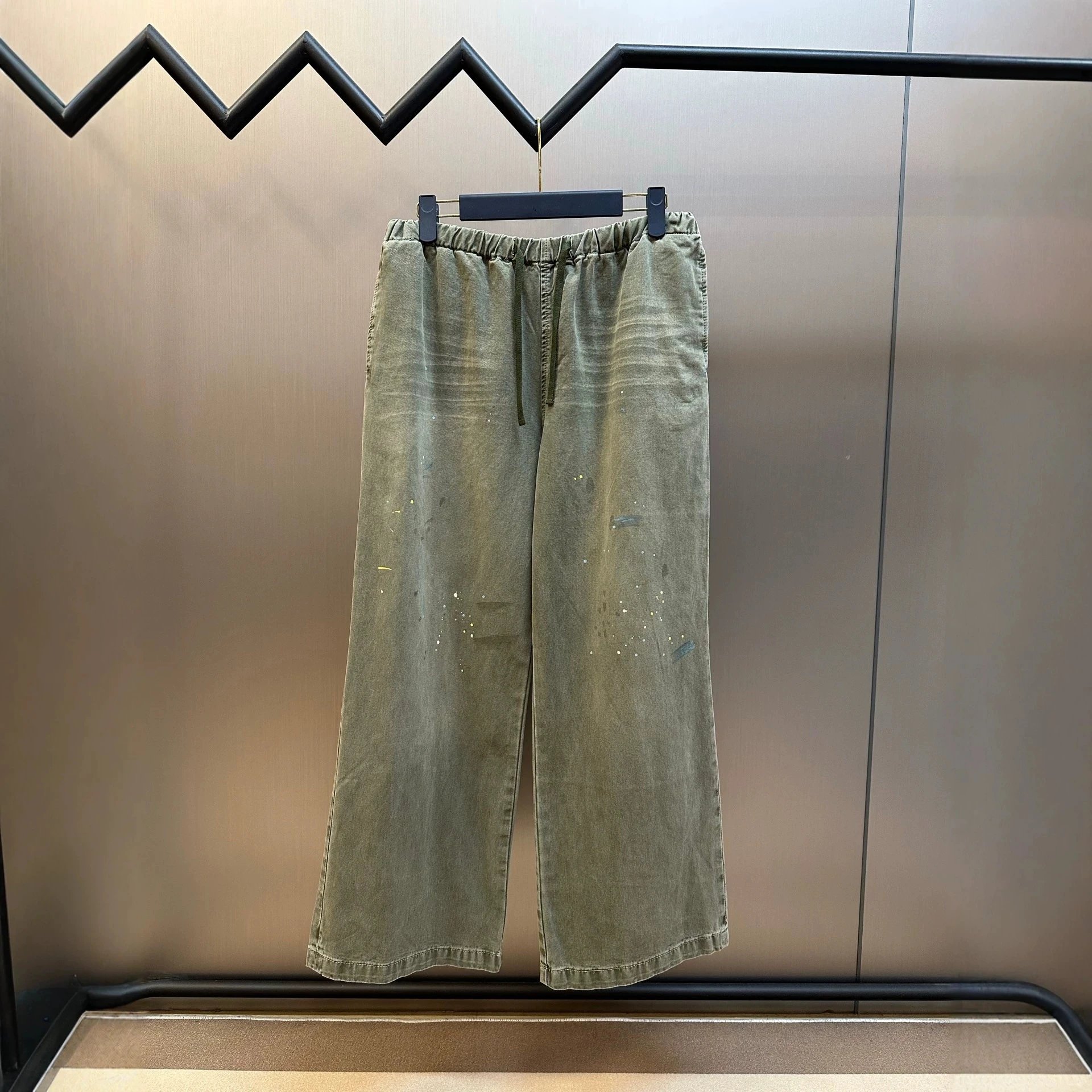 Graffiti Print Casual Trousers