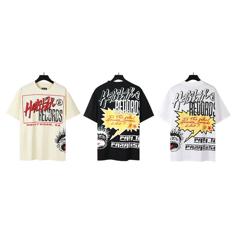 Hellstar Holy State Graphic Print Oversized T-Shirt White - 13