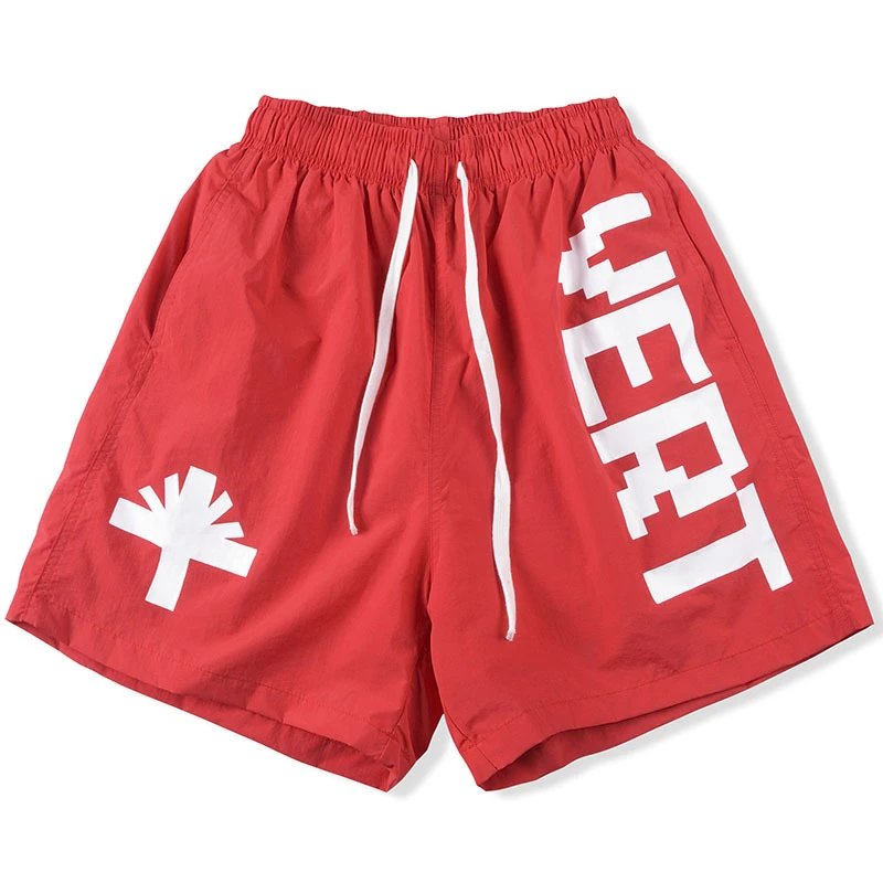 SP5DER Pixelated Logo Orange Sweatshorts Shorts - 14