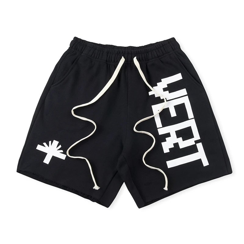SP5DER Pixelated Logo Orange Sweatshorts Shorts - 2