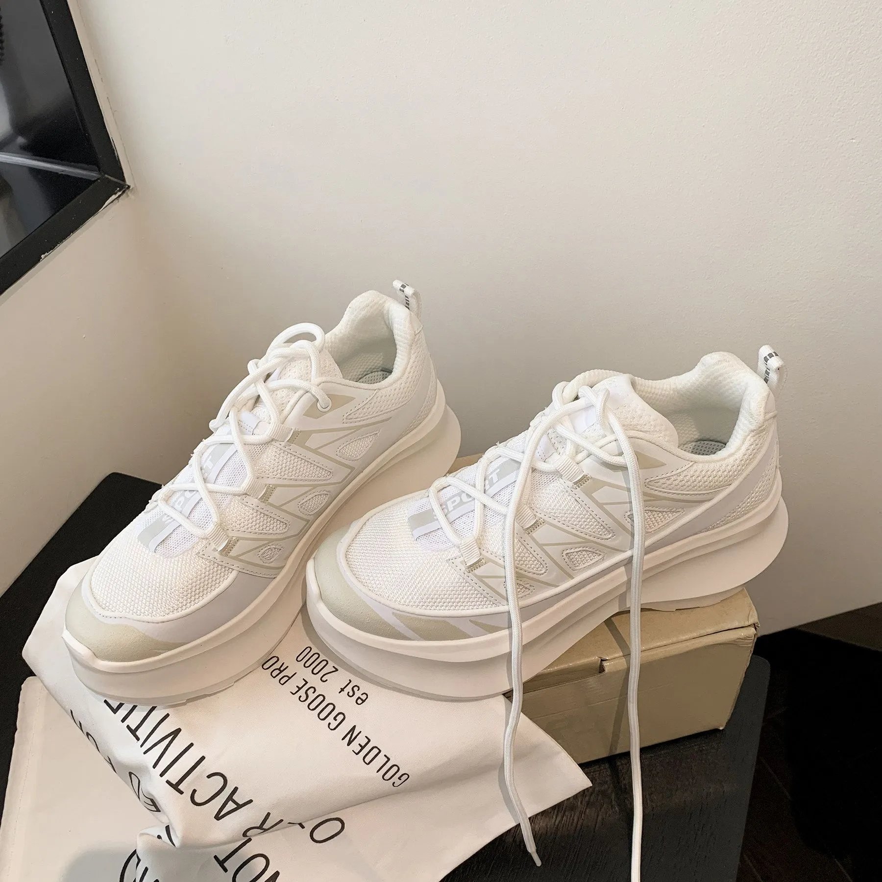 Height-Increasing Platform Casual Sports Shoes
