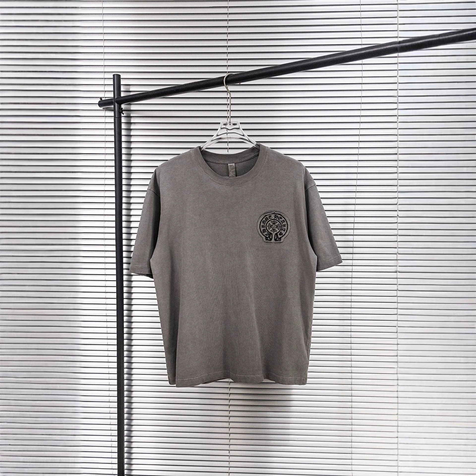 Cross Embroidery American Style T-Shirt