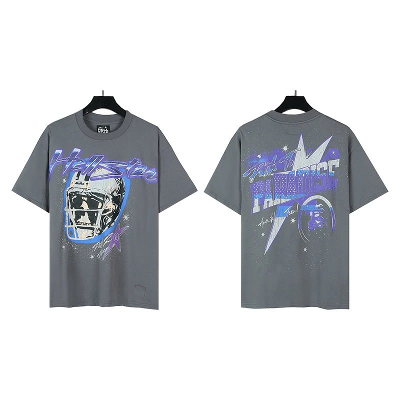 Hellstar Holy State Graphic Print Oversized T-Shirt White - 43