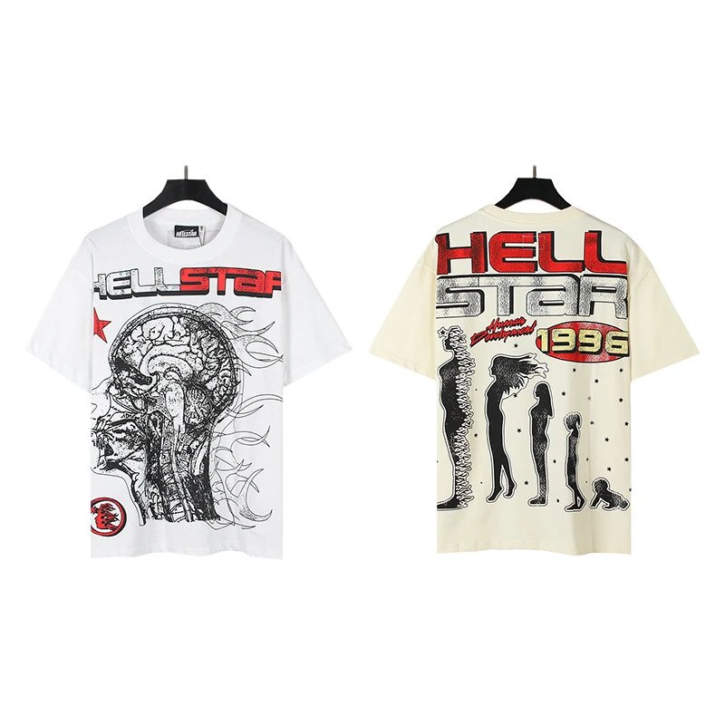 Hellstar Holy State Graphic Print Oversized T-Shirt White - 20