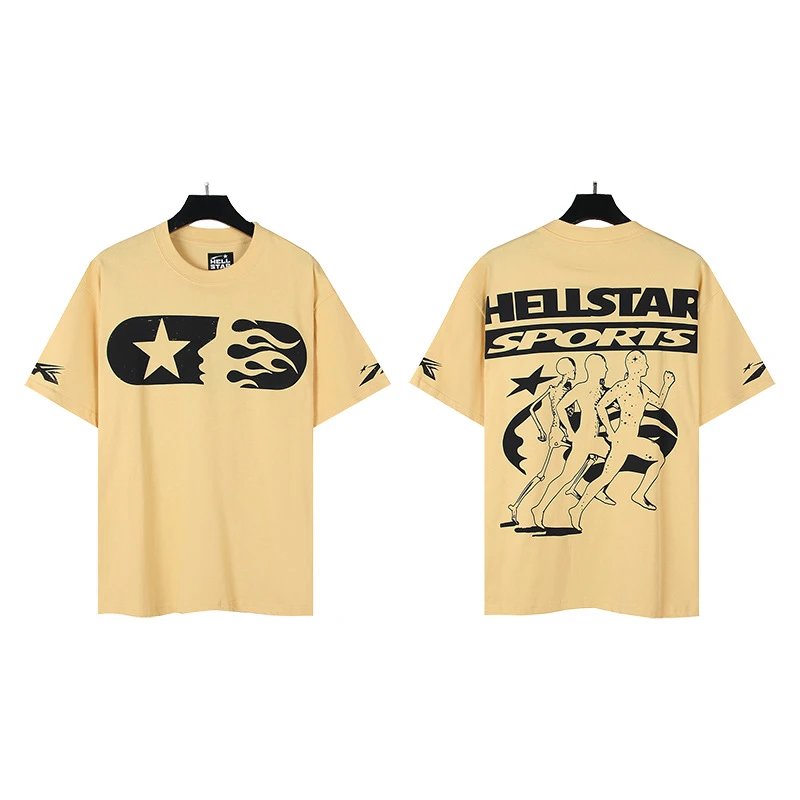 Hellstar Holy State Graphic Print Oversized T-Shirt White - 48