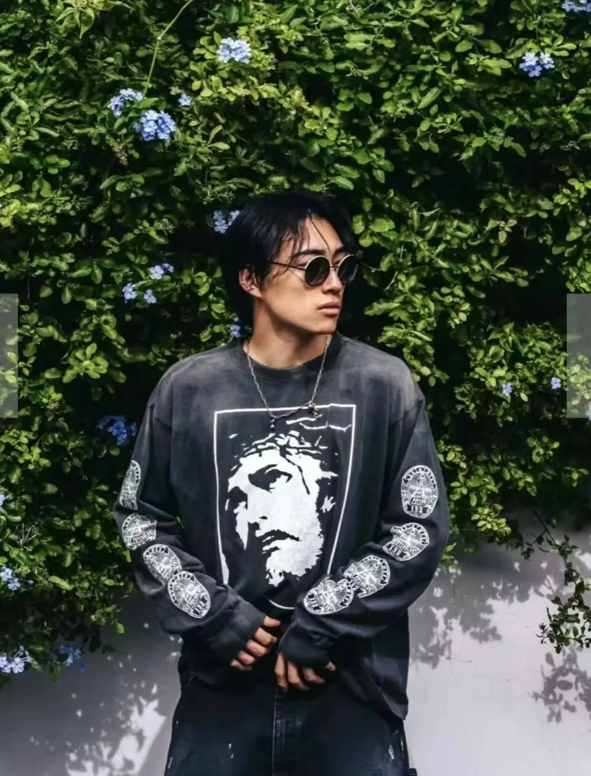 Saint Michael x Cowboy Bebop Long Sleeve T-Shirt Black - 40