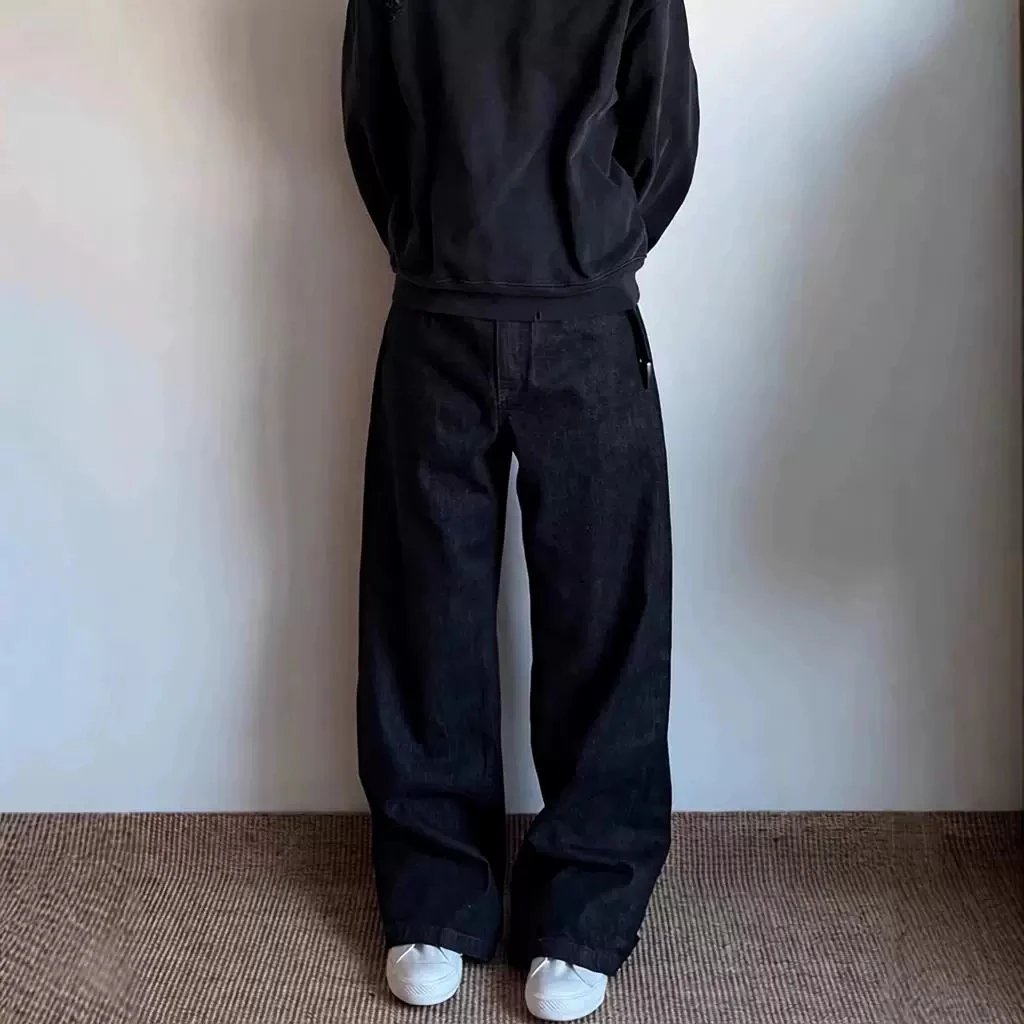 Heavyweight Washed Denim Jeans