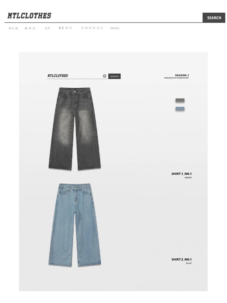 Wide-Leg Distressed Jeans photo 5