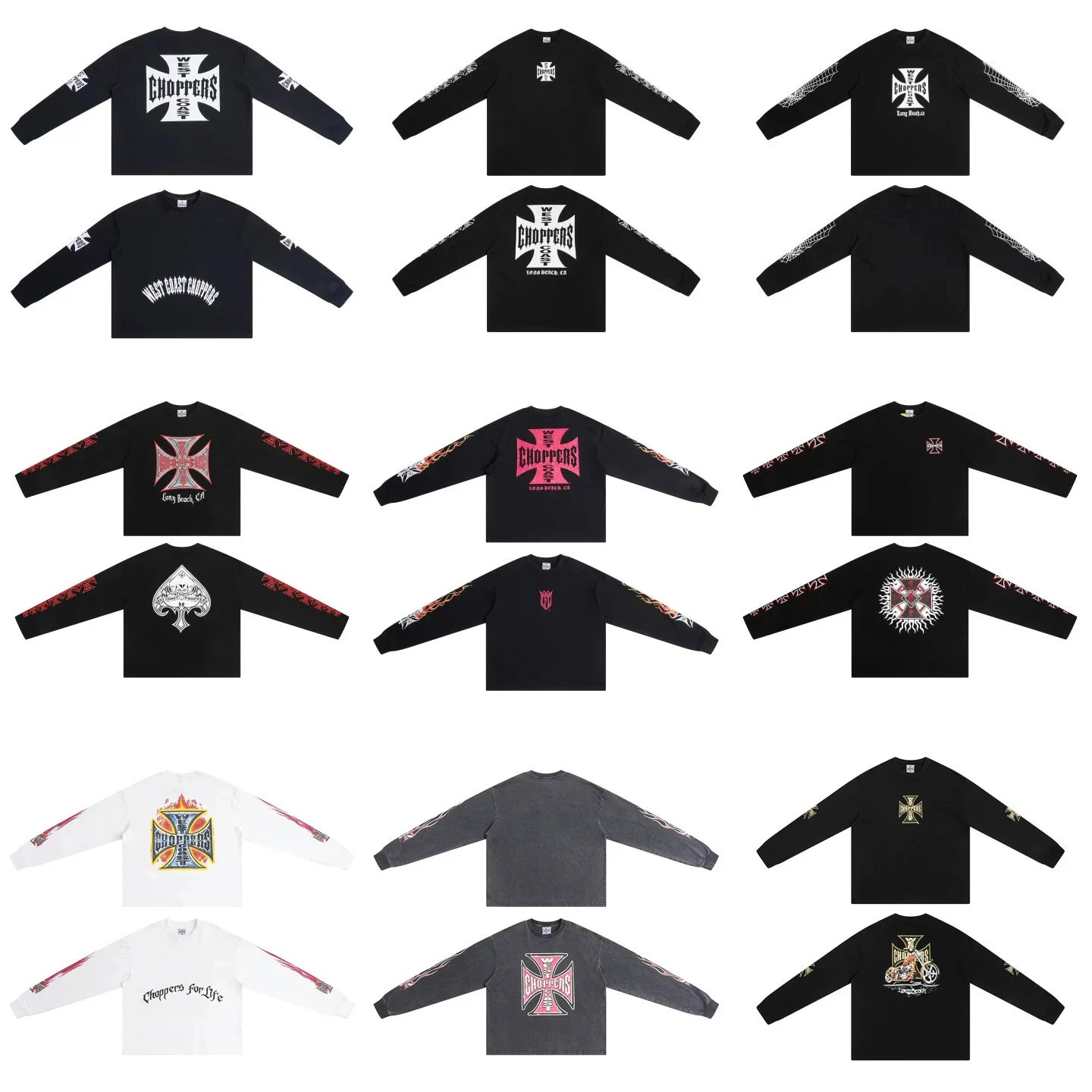 Waffle-Knit Long-Sleeve T-Shirt