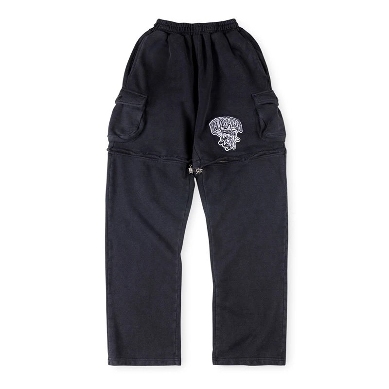 Streetwear Hooded Zip-Up Set with Embroidered Logo photo 3