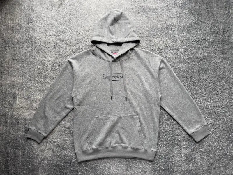 Supreme Jackets Full-Zip Stand-Collar Piped Jacket — Sup126 gray