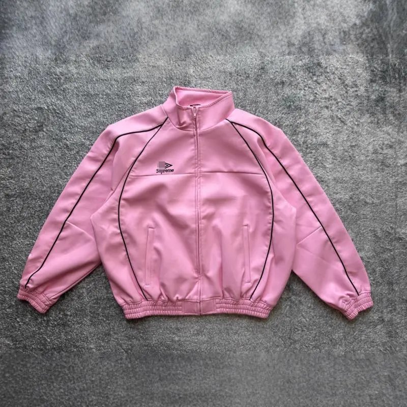 Supreme Jackets Full-Zip Stand-Collar Piped Jacket image 3