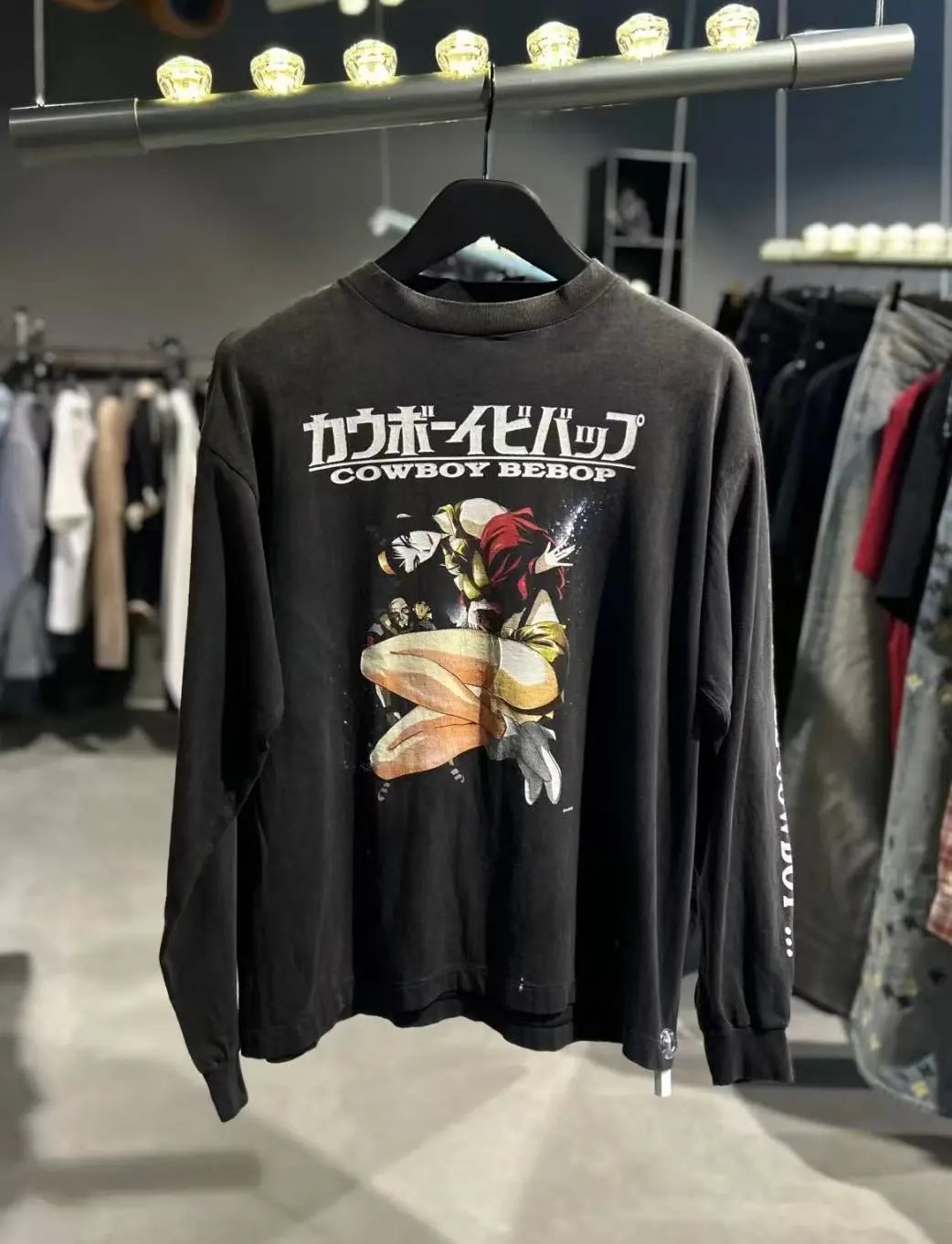 Saint Michael x Cowboy Bebop Long Sleeve T-Shirt Black - 27