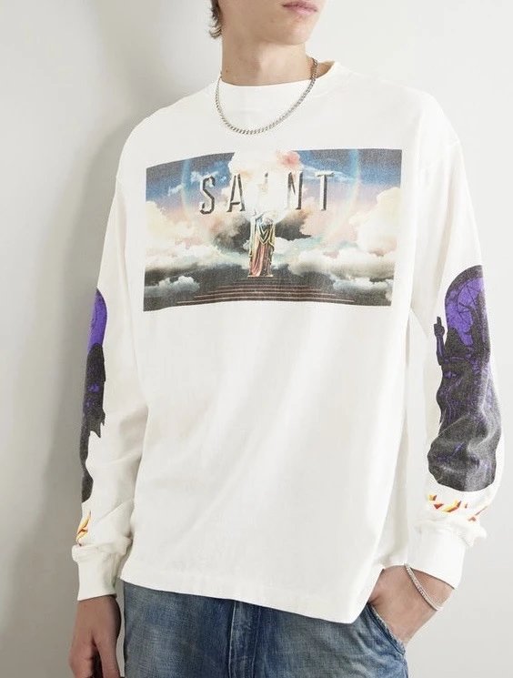 Saint Michael x Cowboy Bebop Long Sleeve T-Shirt Black - 43