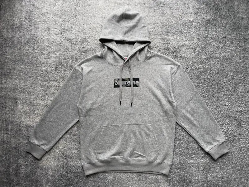 Supreme Jackets Full-Zip Stand-Collar Piped Jacket — Sup129 Heather Gray