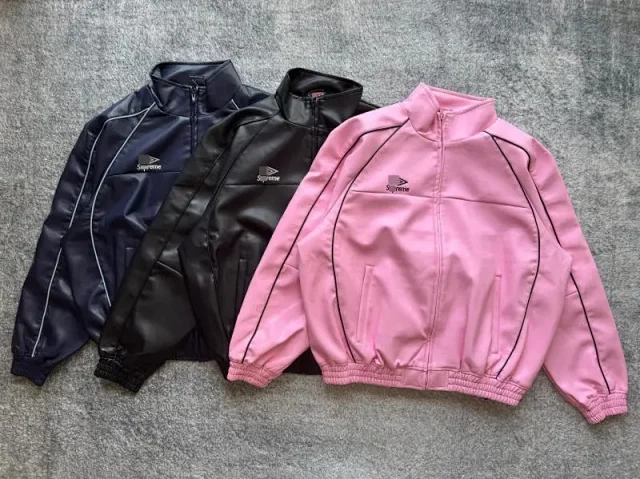 Supreme Jackets Full-Zip Stand-Collar Piped Jacket product detail image 7