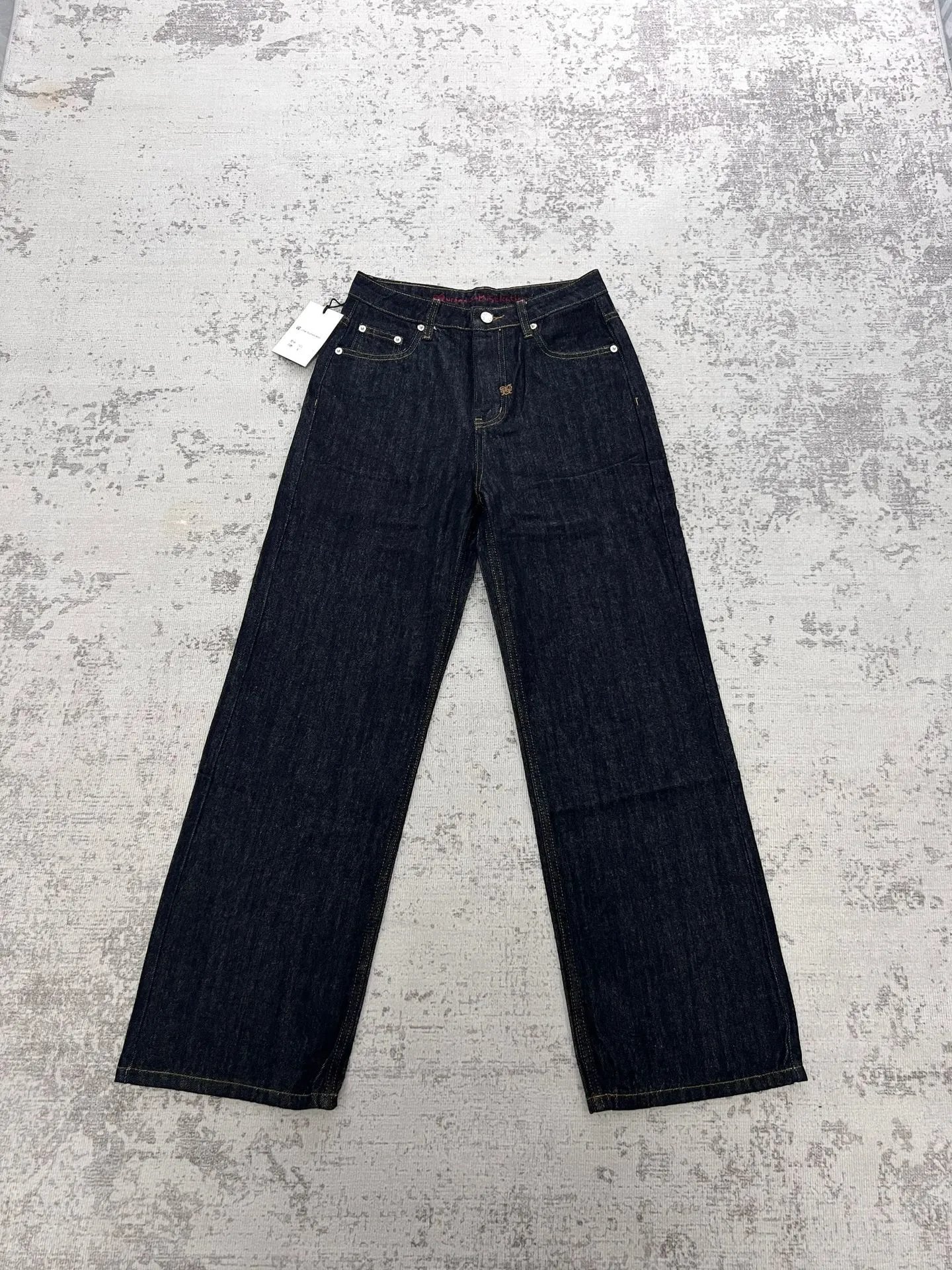 Embroidered Straight-Leg Floor-Length Trousers photo 5
